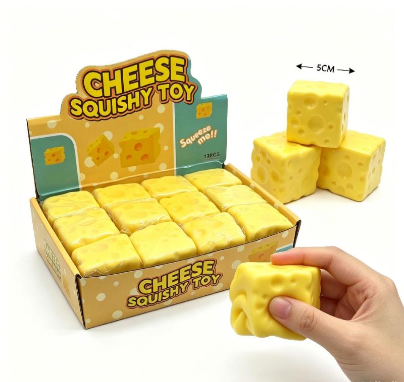 ARRIVAGE EN COURS SQUISHY ANTISTRESS CHEESE 5CM