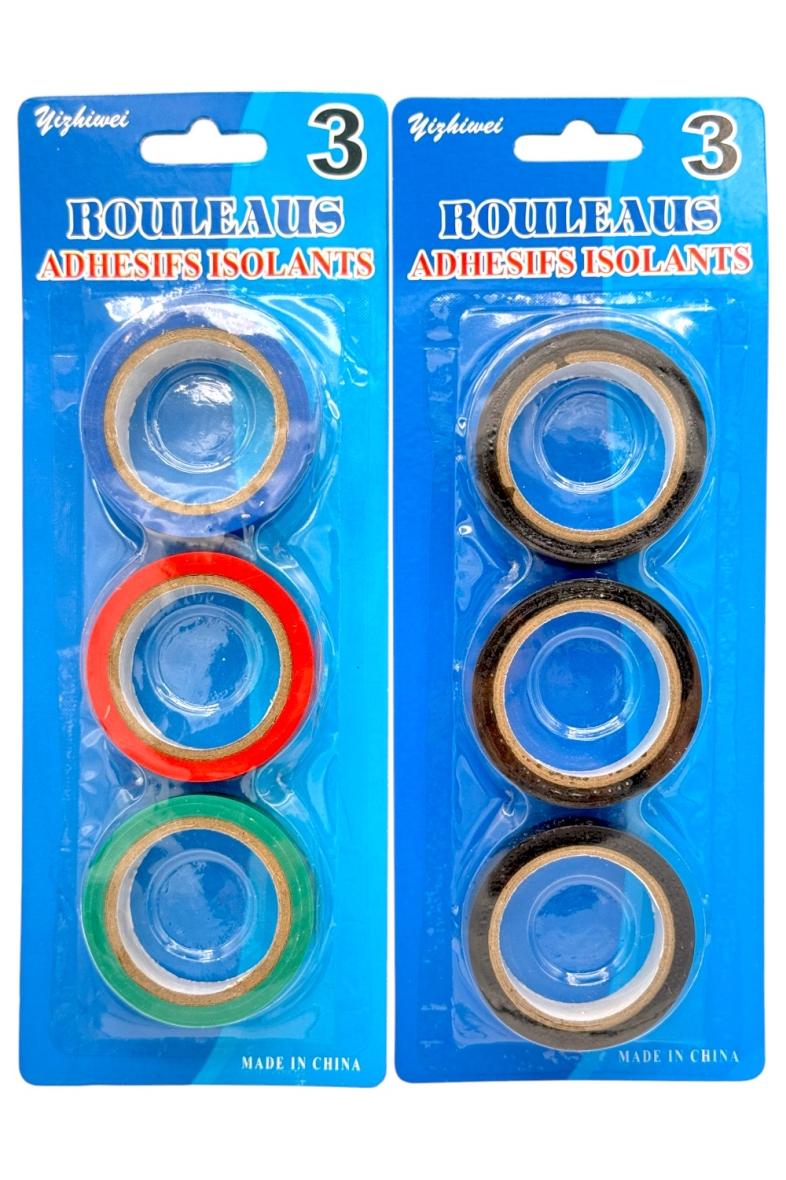 RUBAN ADHESIF ISOLANT 3PCS
