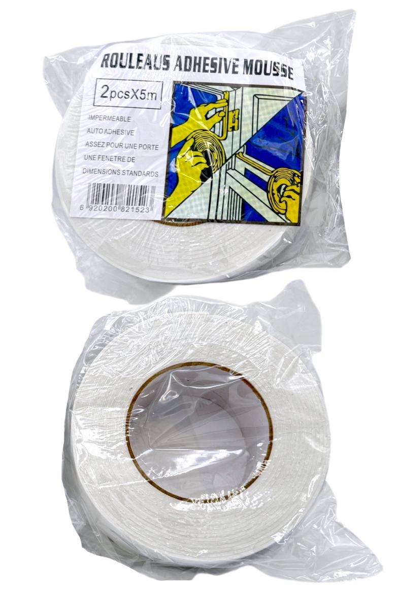ROULEAU ADHESIF MOUSSE FENETRE 24MMX5M 2PCS