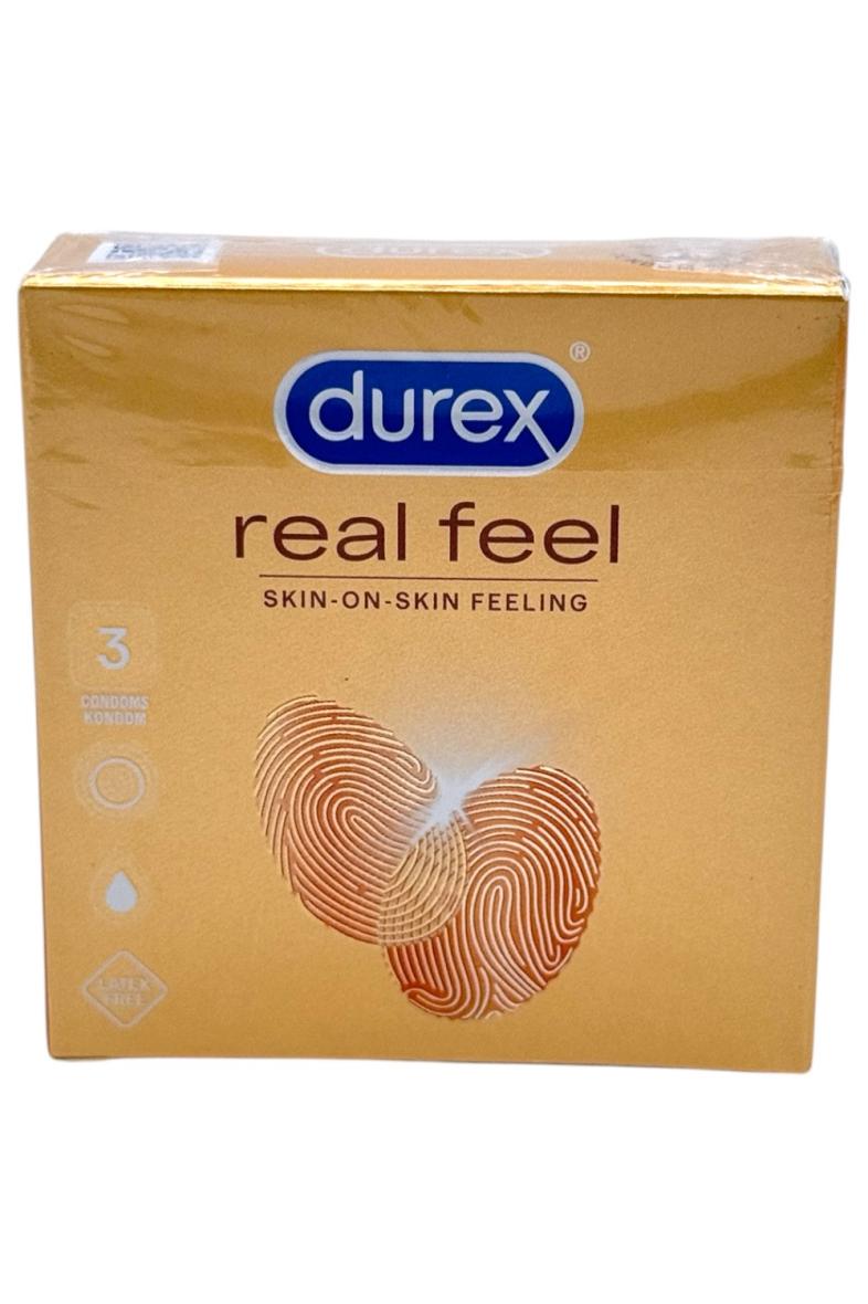 DUREX PRESERVATIF 3PCS Real Feel