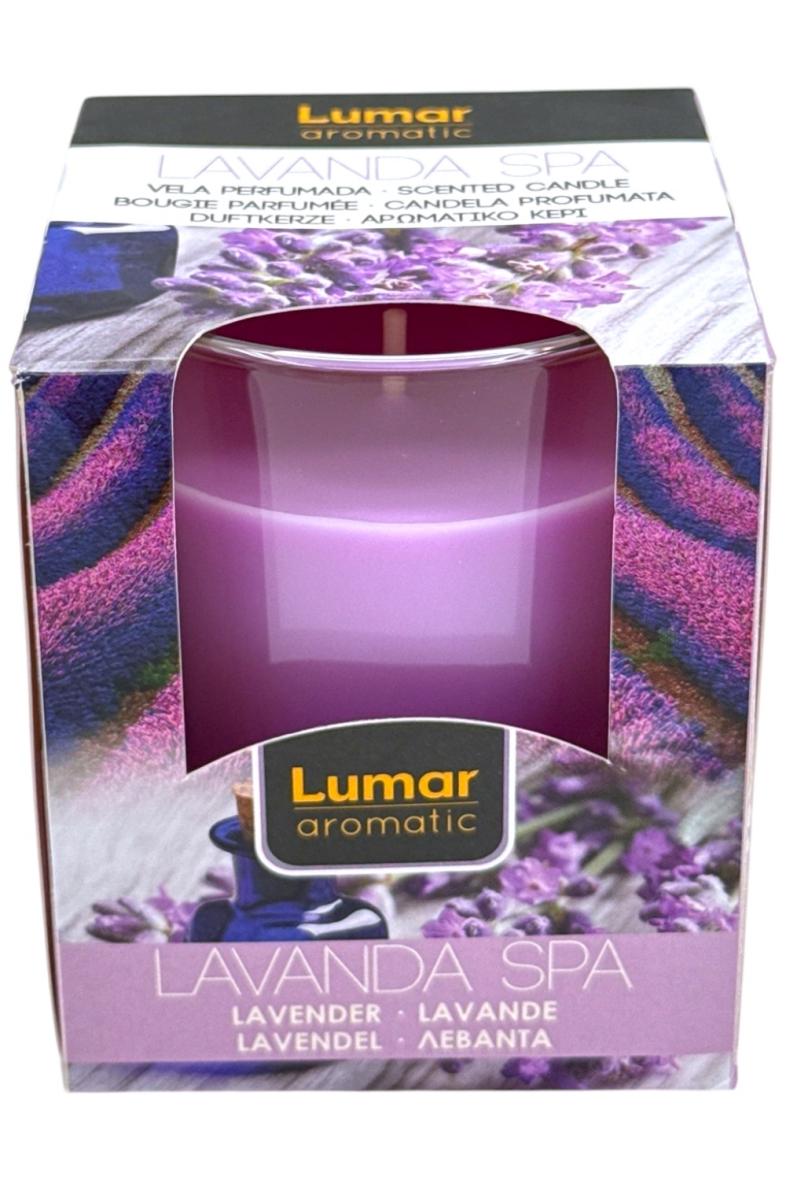 BOUGIE PARFUME POT VERRE LAVANDE 125G