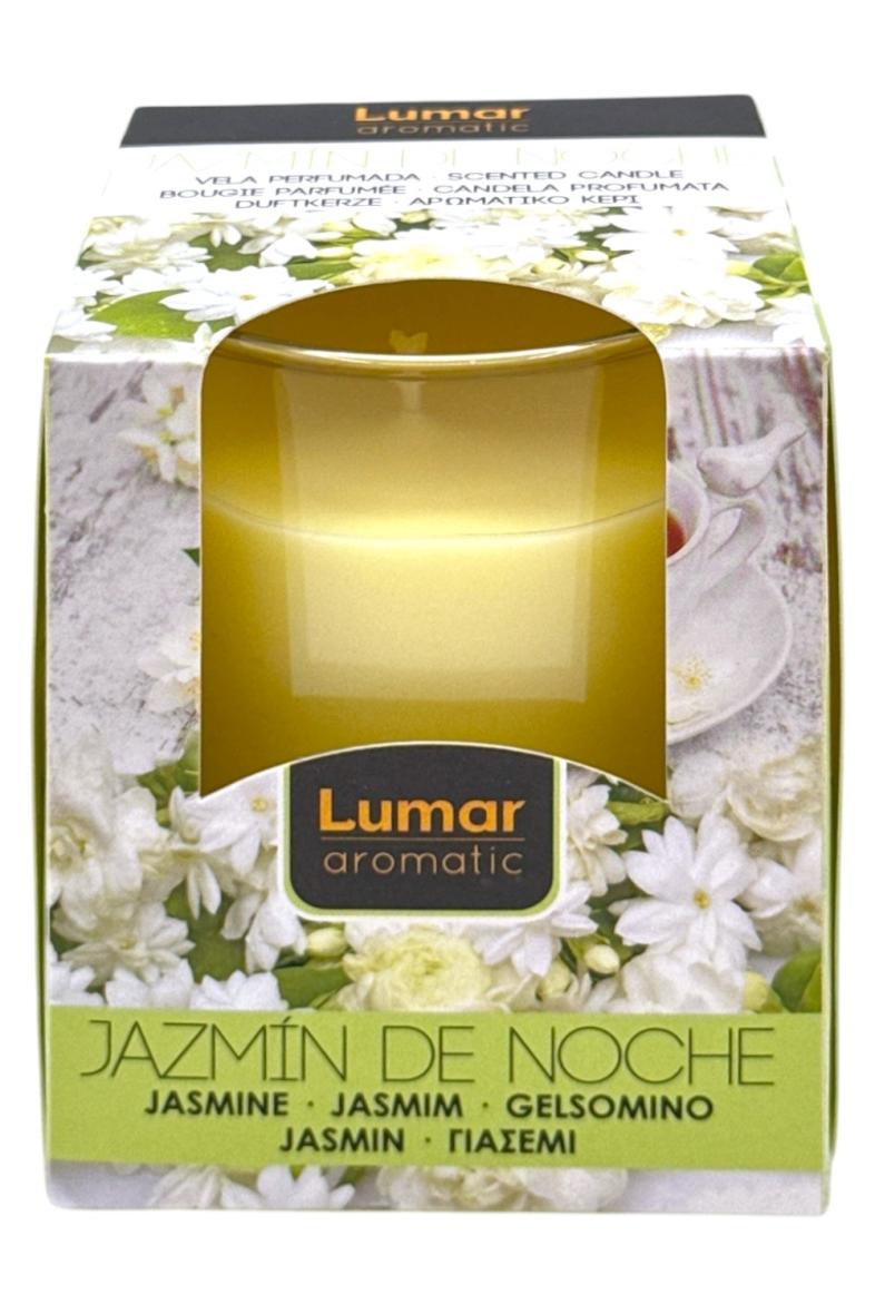 BOUGIE PARFUME POT VERRE JASMIN 125G