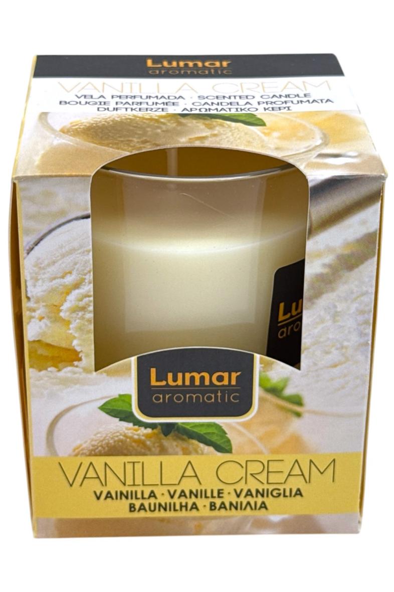 BOUGIE PARFUME POT VERRE VANILLE 125G