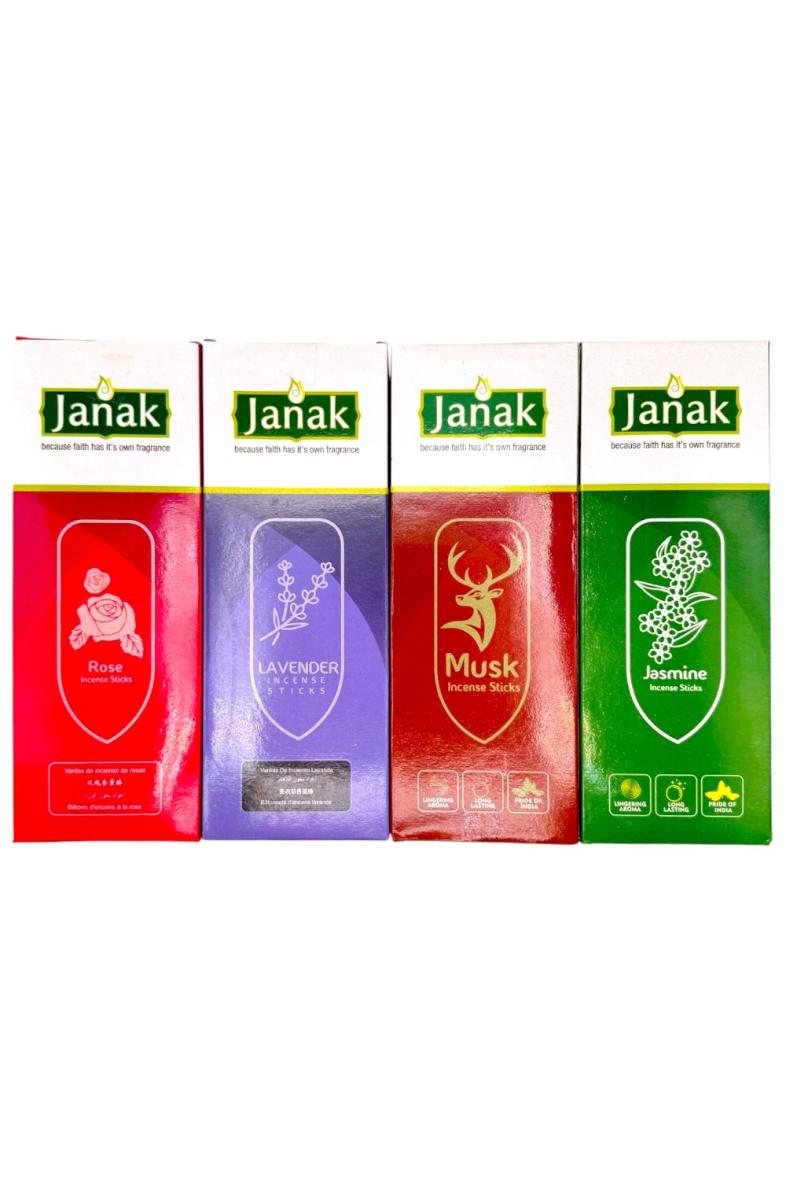 BATON ENCENS 6x15pcs PARFUM JANAK