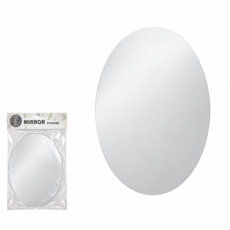 MIROIR ADHESIF 30X40CM OVALE
