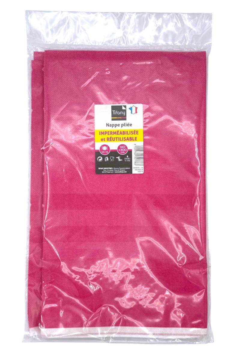 NAPPE PLIEE IMPERMEABLE ET REUTILISABLE 140X200CM