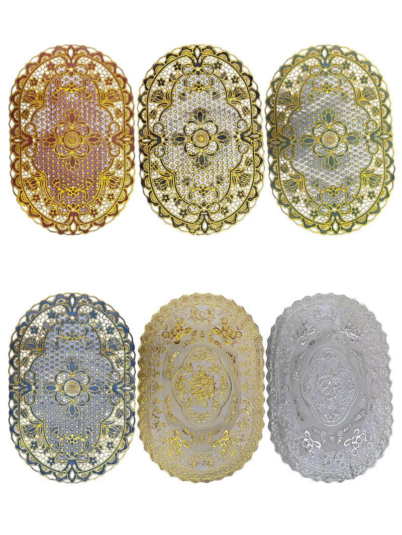 NAPPERON SET DE TABLE OVALE 30X45CM - PVC imitation dentelle