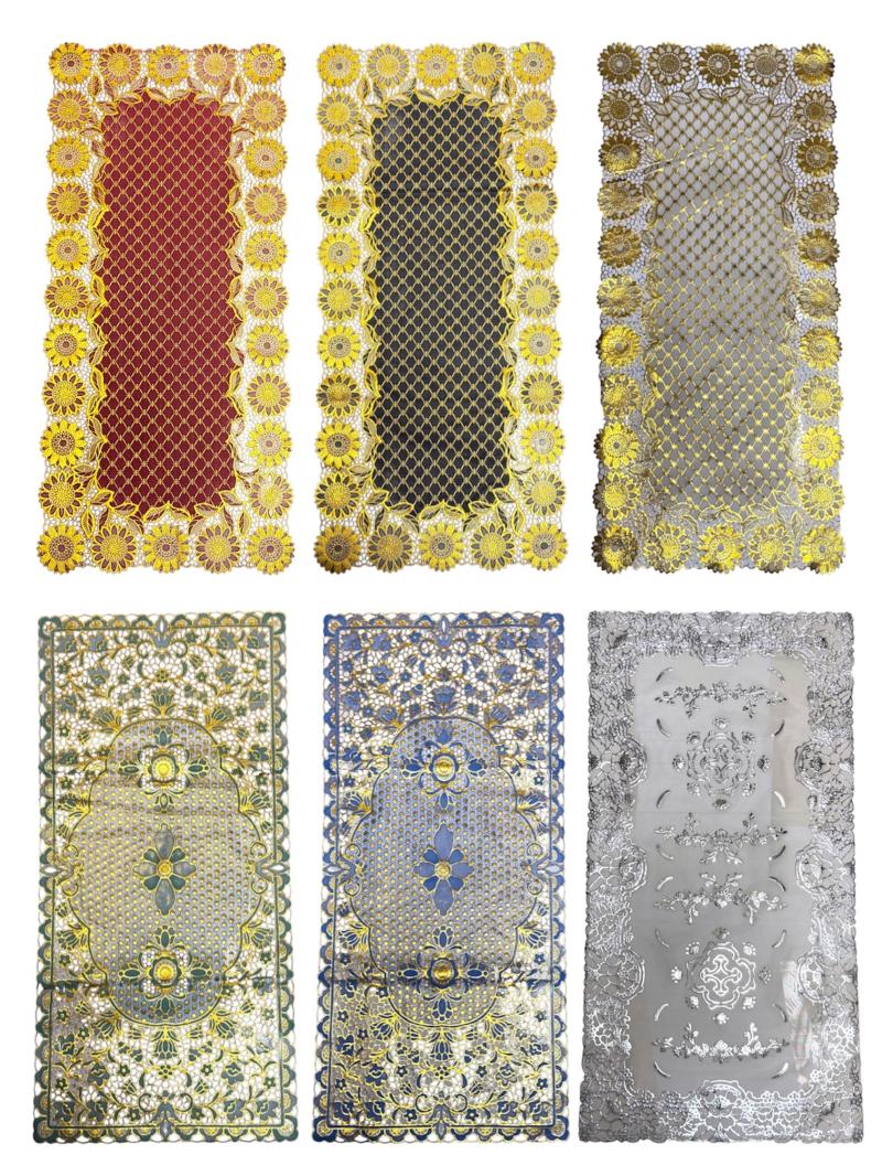 NAPPERON RECTANGLE 40X85CM - PVC imitation dentelle