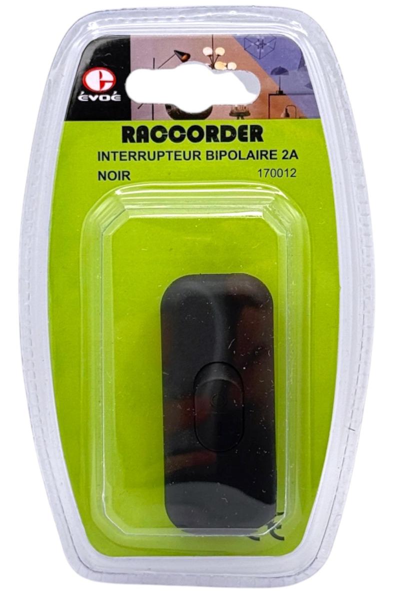 INTERRUPTEUR BIPOLAIRE 2A NOIR