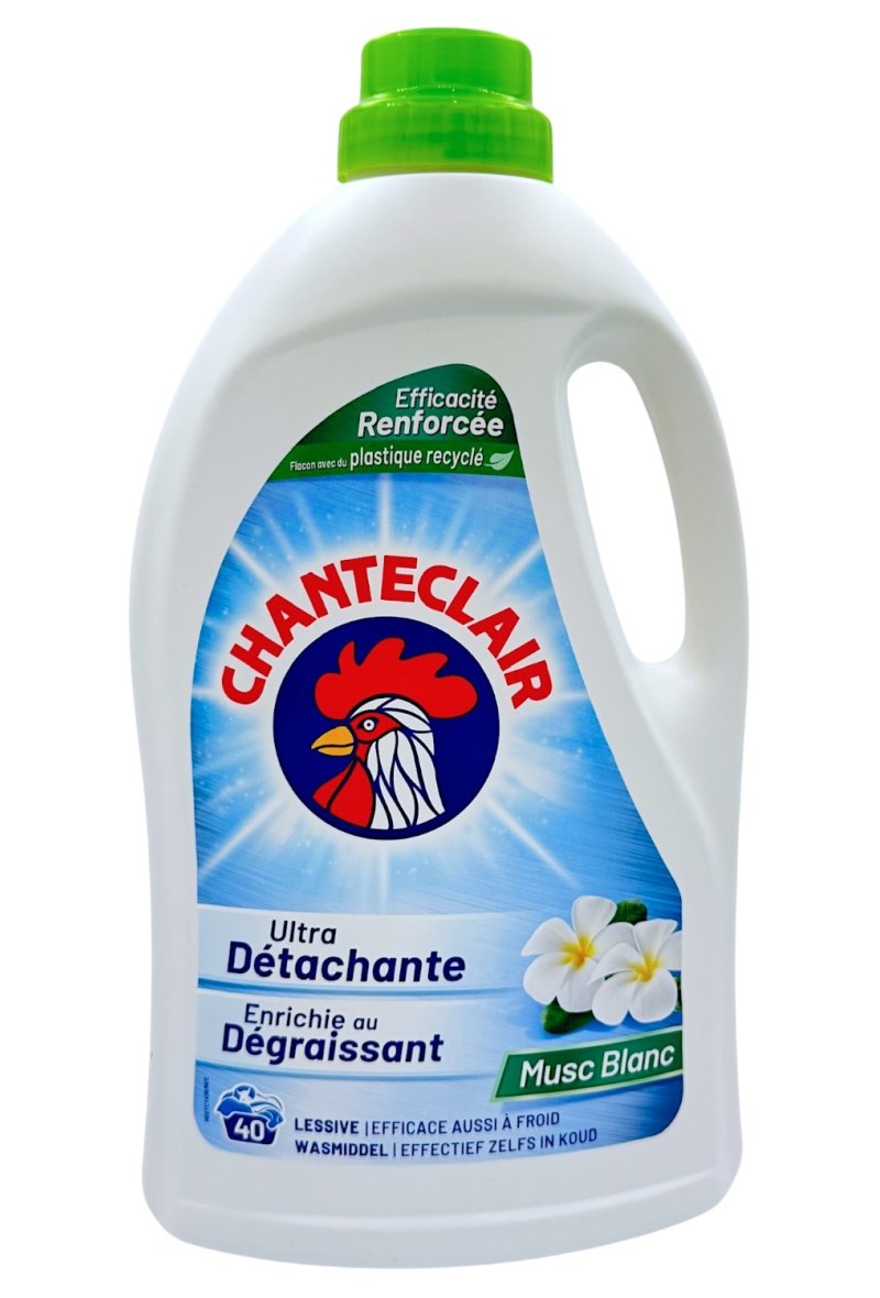 CHANTECLAIR LESSIVE LIQUIDE 40D 2L Musc Blanc
