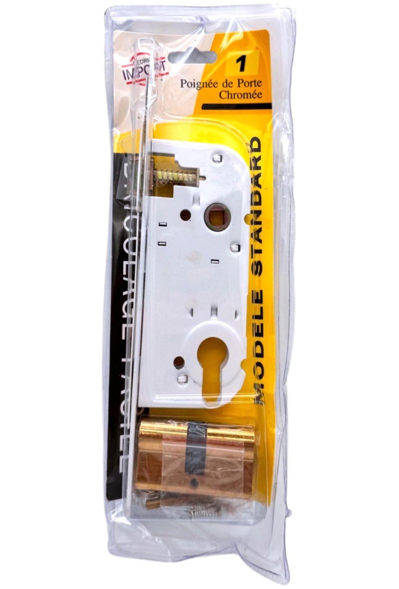 SERRURE DE PORTE ENCASTRE + CYLINDRE