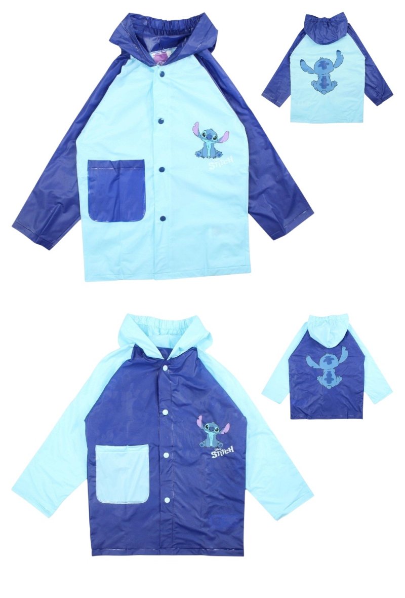 CIRE poncho de pluie LILO STITCH Bleu 3A/4A/6A/8A LIL-1897