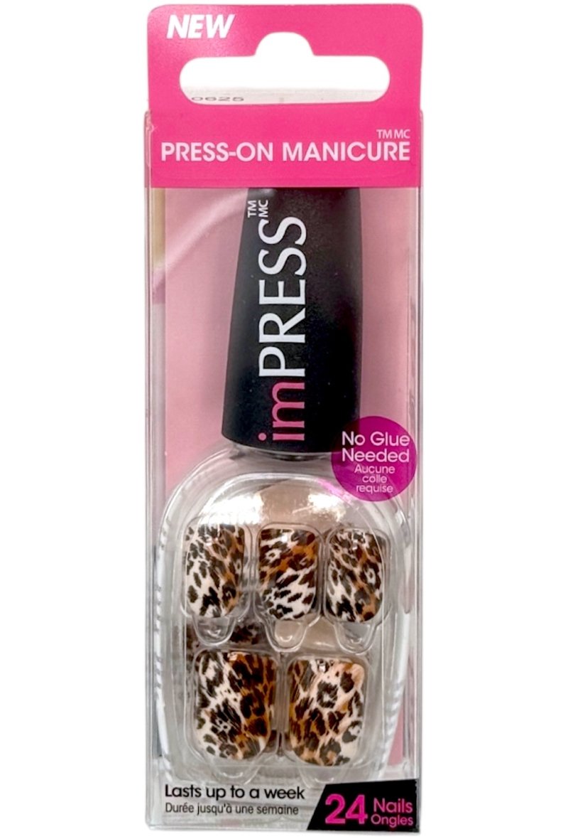 24 FAUX ONGLES ADHESIVES IMPRESS