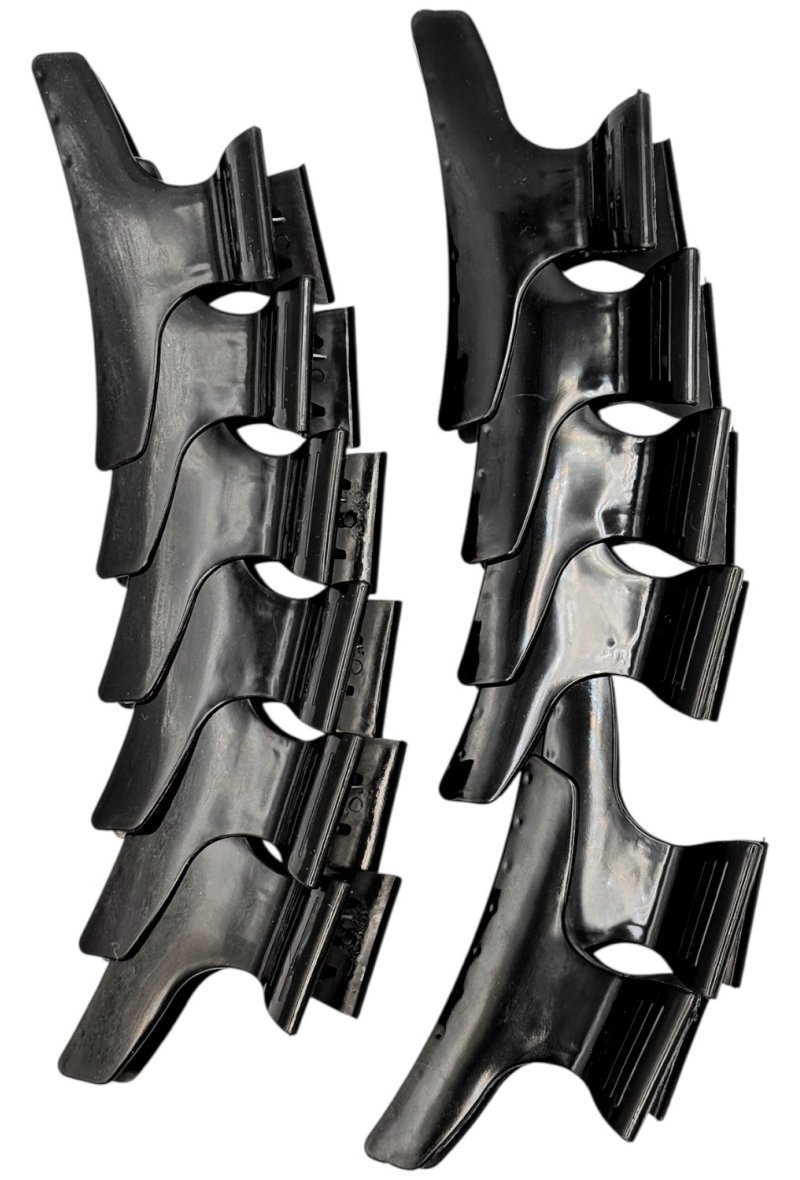 PINCE A CHEVEUX X12PCS 9.5CM NOIR N3