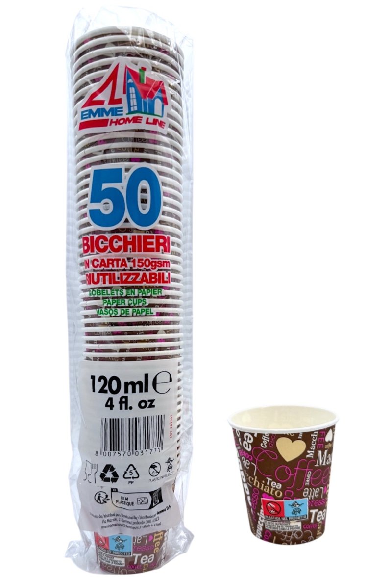 GOBELET EN CARTON X50 CAFE 120ML