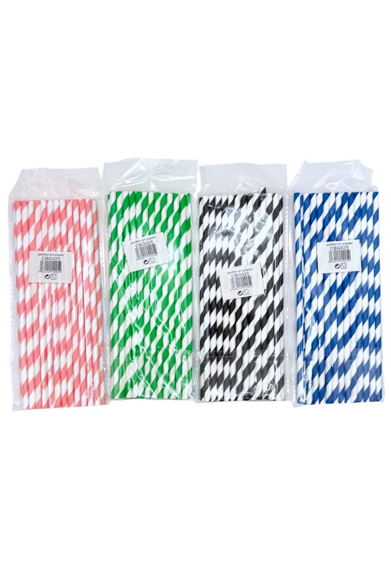 PAILLE EN PAPIER 20CM X25PCS