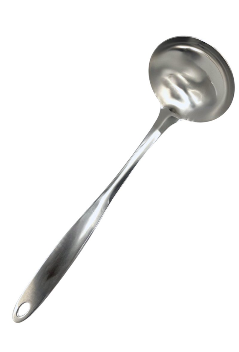 LOUCHE INOX 9CM + MANCHE