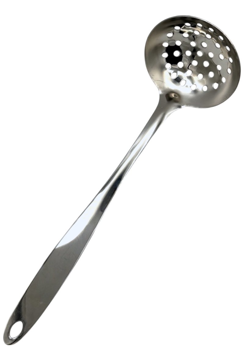 ECUMOIRE INOX 9CM + MANCHE