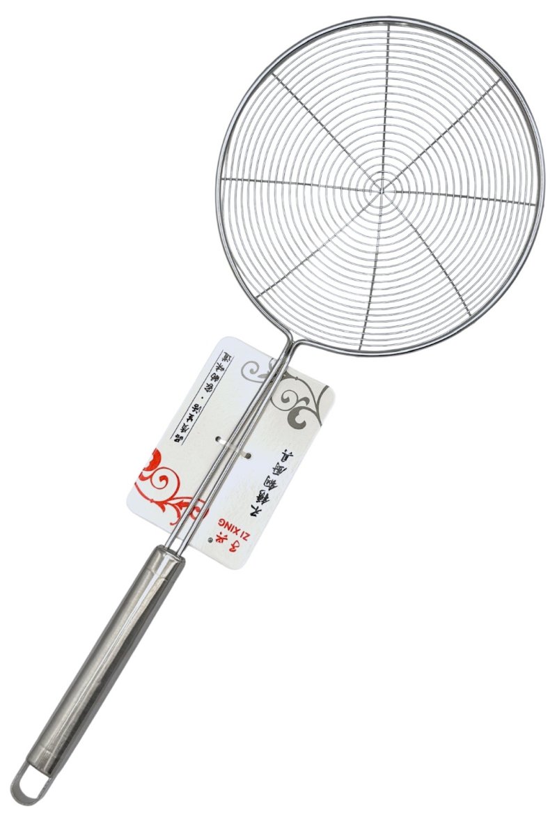 LOUCHE ARRAIGNEE INOX GRAND 15.5CM + MANCHE