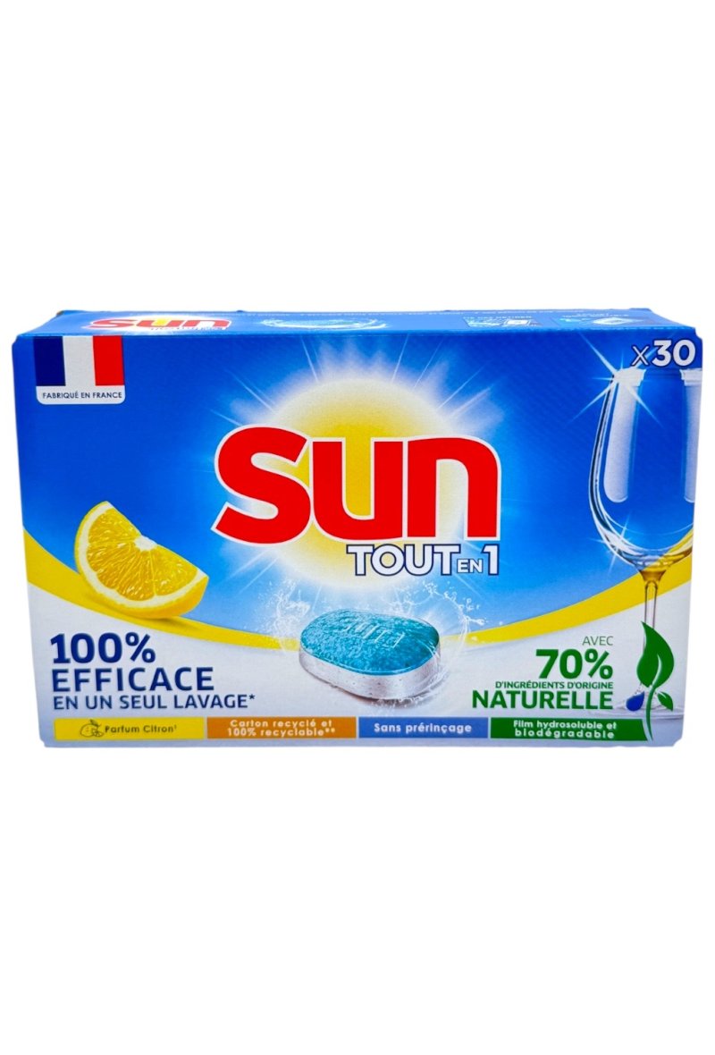 SUN LAVE VAISSELLE TOUT EN 1 30 LAVAGES