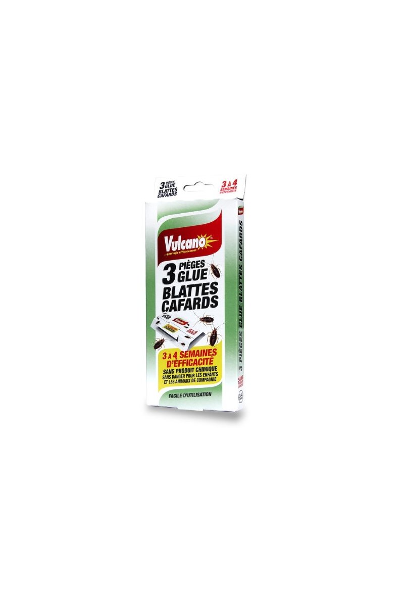 VULCANO PIEGE CAFARDS ET BLATTES X3 DLUO 2026-05
