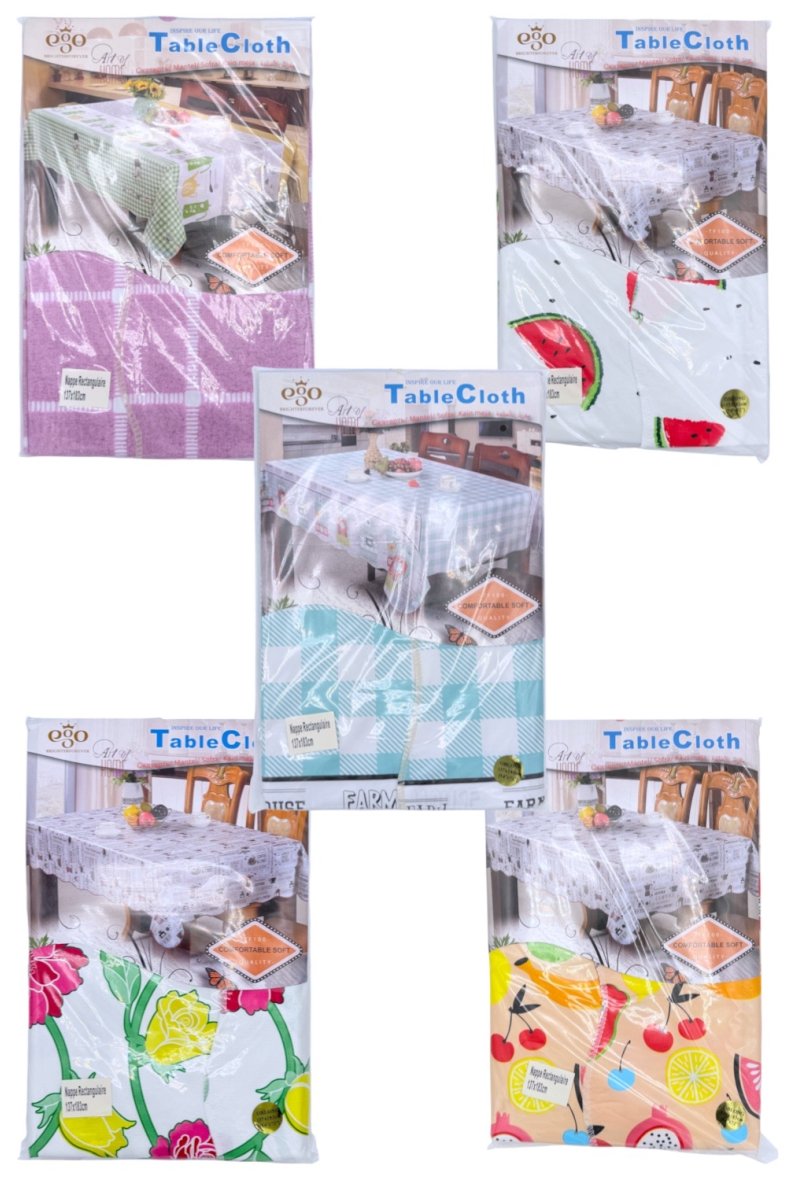NAPPE DE TABLE RECTANGLE 137X183CM