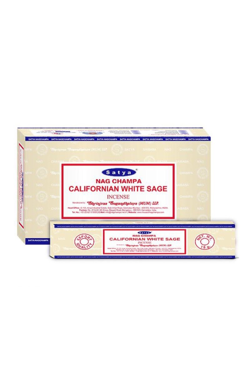 SATYA ENCENS 15G CALIFORNIAN WHITE SAGE